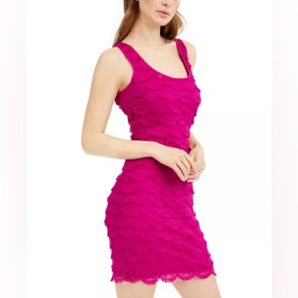 GUESS Fringe Bodycon Dress